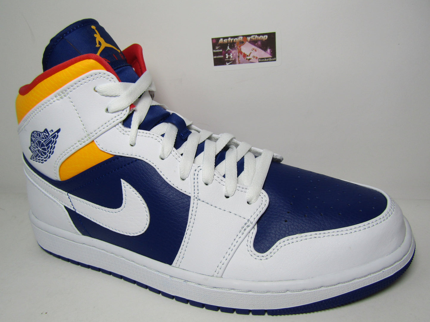 JORDAN 1 MID LASER ORANGE EN CAJA