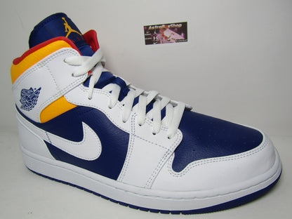 JORDAN 1 MID LASER ORANGE EN CAJA
