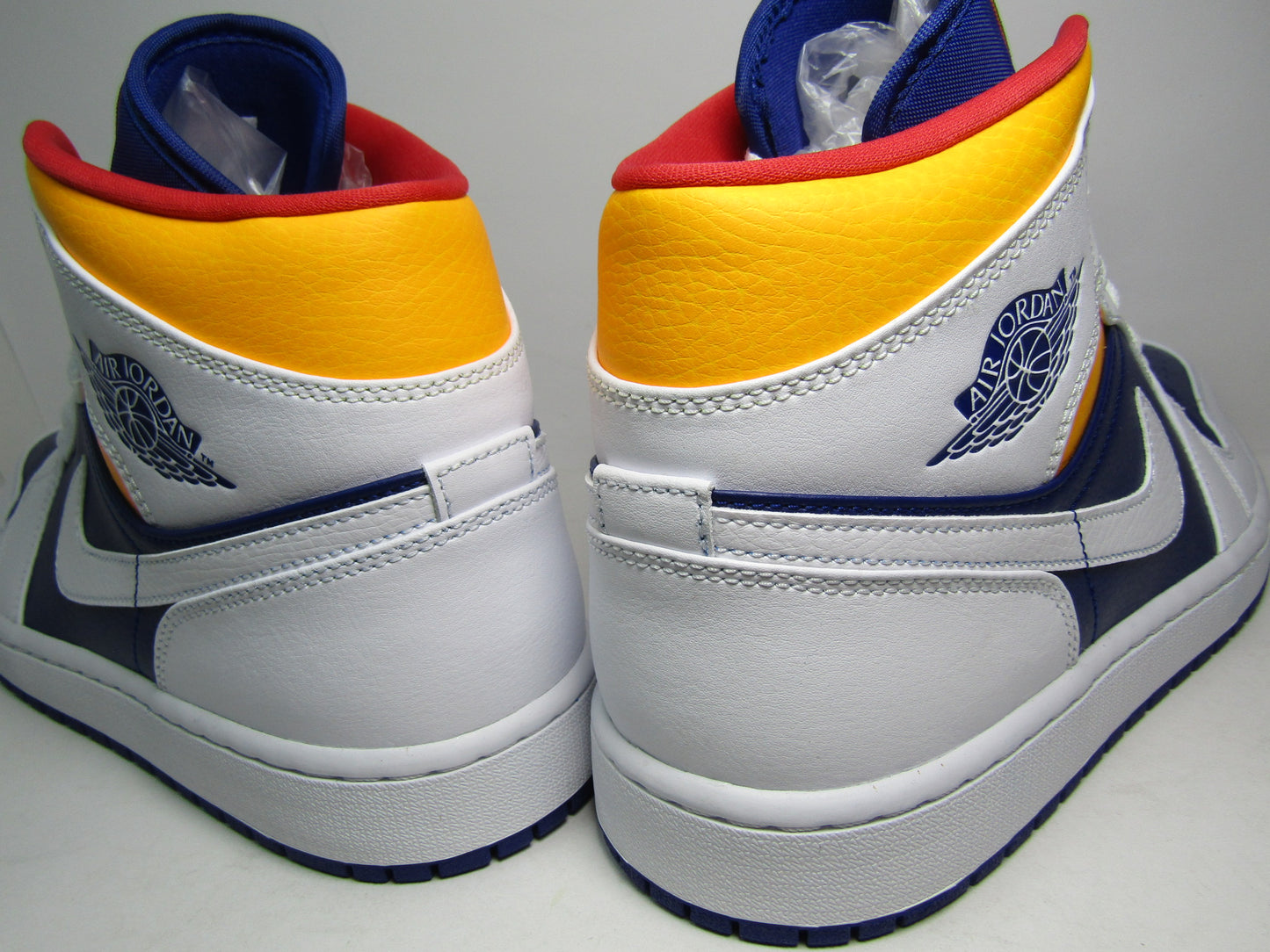 JORDAN 1 MID "ROYAL LASER ORANGE" EN CAJA