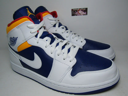 JORDAN 1 MID LASER ORANGE EN CAJA