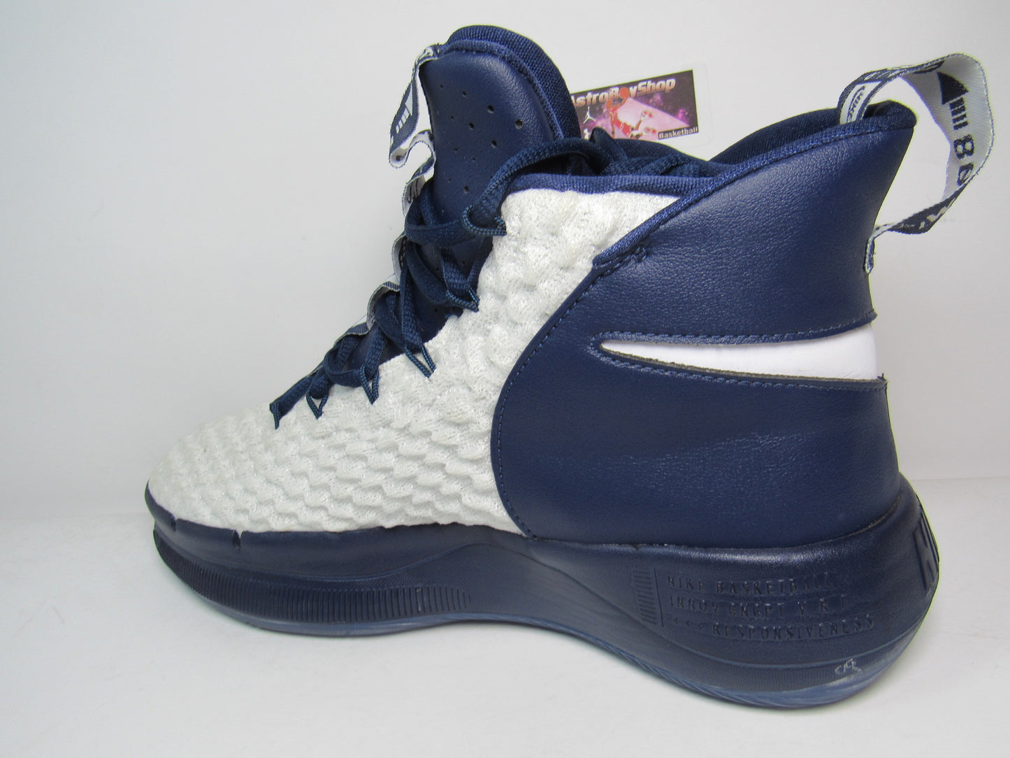 NIKE ALPHADUNK WHITE NAVY EN CAJA