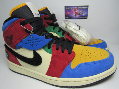 JORDAN 1 MID FEARLESS BLUE THE GREAT EDICION LIMITADA