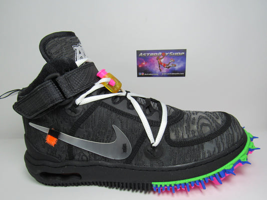 NIKE AIR FORCE ONE X OFF WHITE BLACK EN CAJA