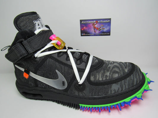 NIKE AIR FORCE ONE X OFF WHITE BLACK EN CAJA