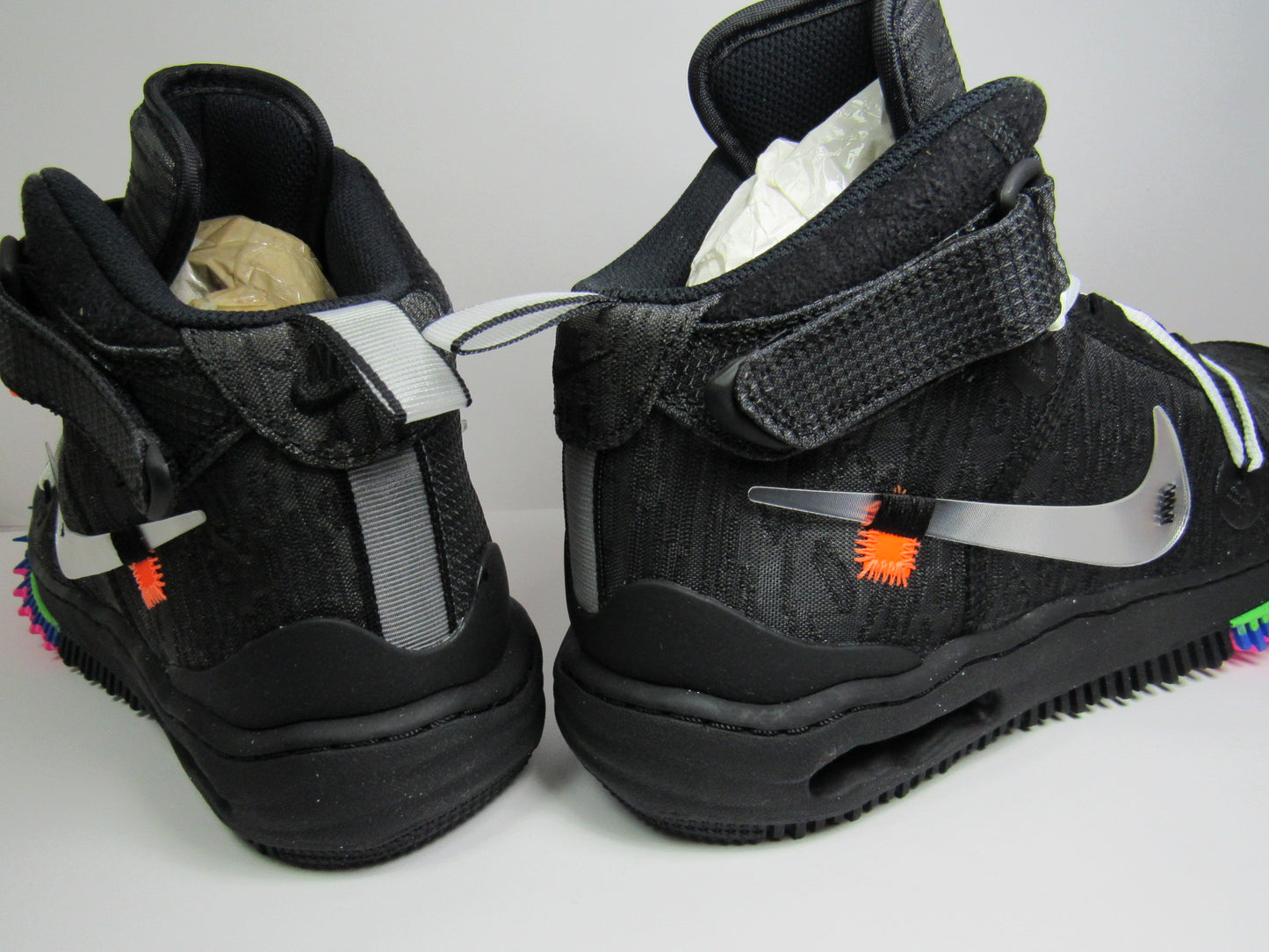 NIKE AIR FORCE ONE X OFF WHITE BLACK EN CAJA