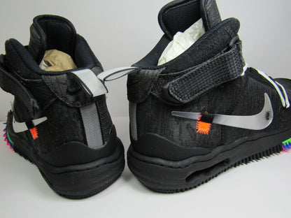NIKE AIR FORCE ONE X OFF WHITE BLACK EN CAJA