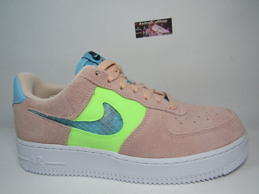 NIKE AIR FORCE ONE LOW 07 "CORAL SUEDE" WOMENS EN CAJA