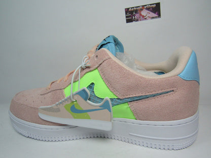 NIKE AIR FORCE ONE LOW CORAL SUEDE WOMENS EN CAJA