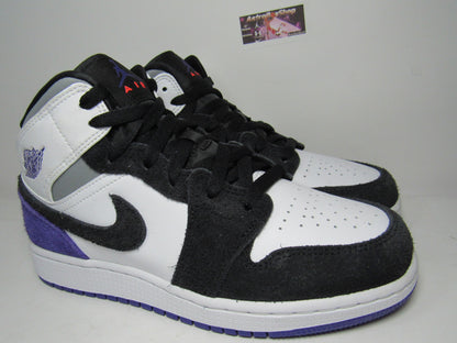 JORDAN 1 MID COURT PURPLE GS KIDS