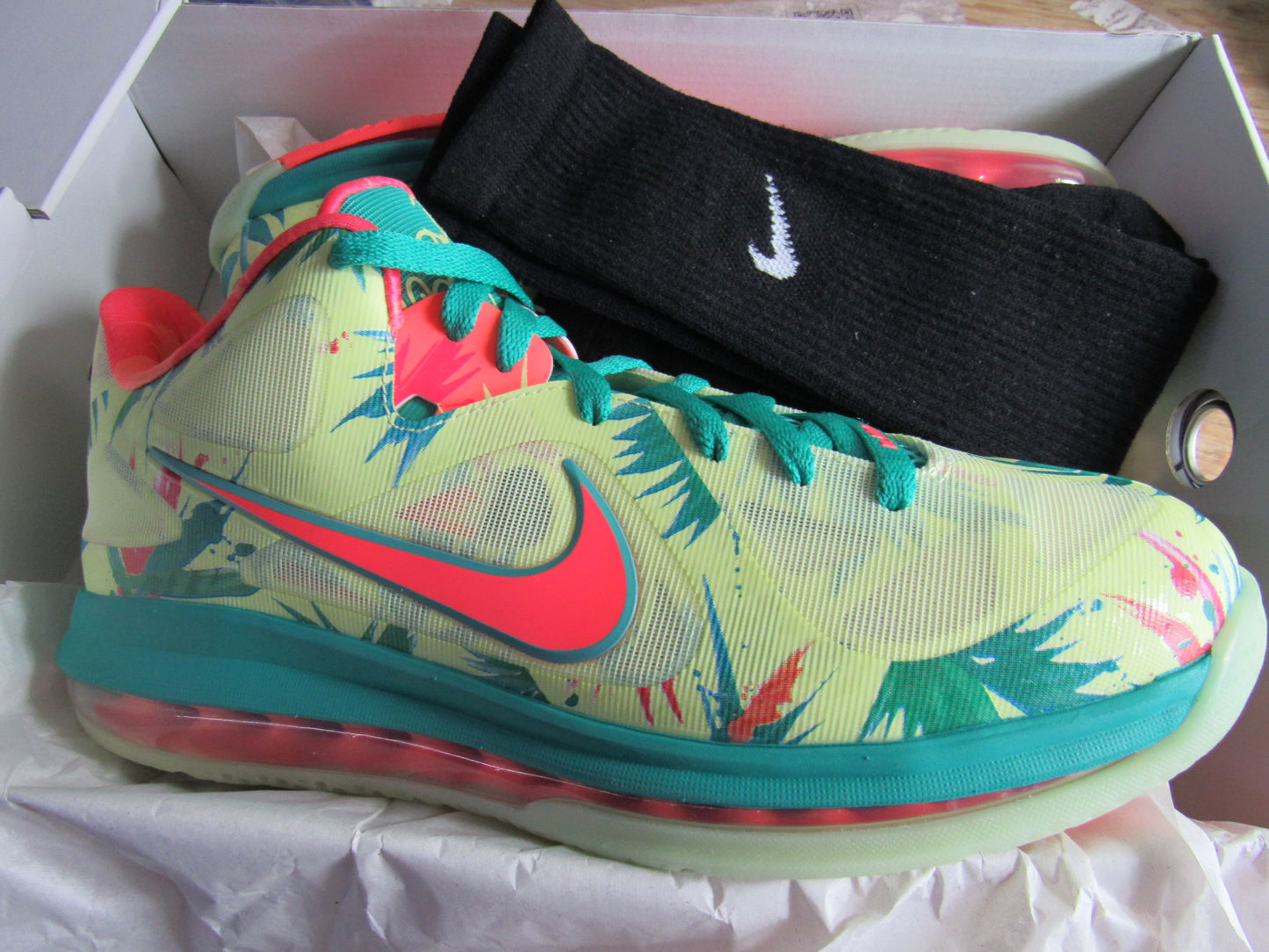 LEBRON 9 LOW "LEBRONALD PALMER" EN CAJA