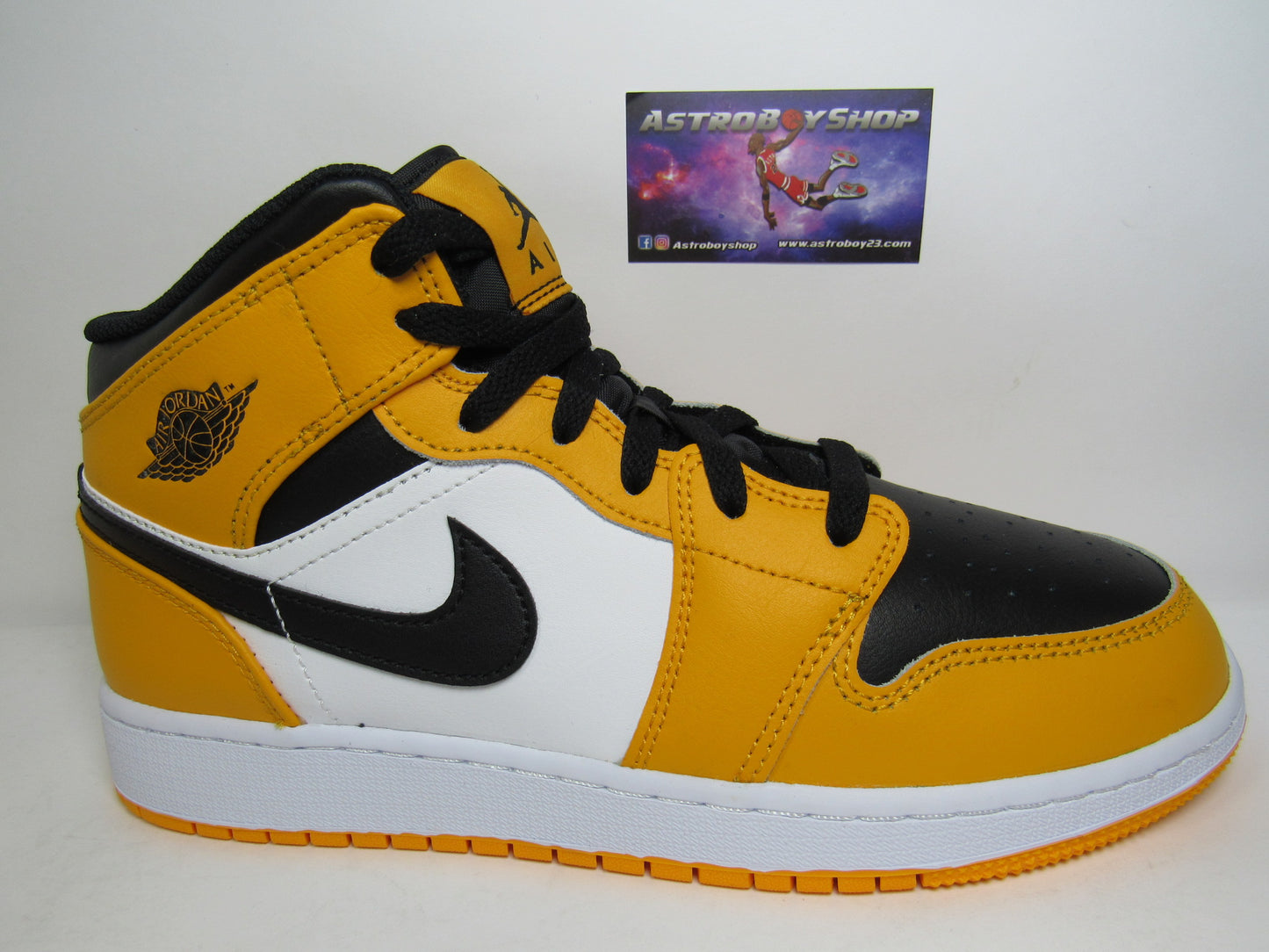 JORDAN 1 MID TAXI KIDS EN CAJA