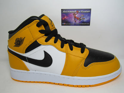 JORDAN 1 MID TAXI KIDS EN CAJA