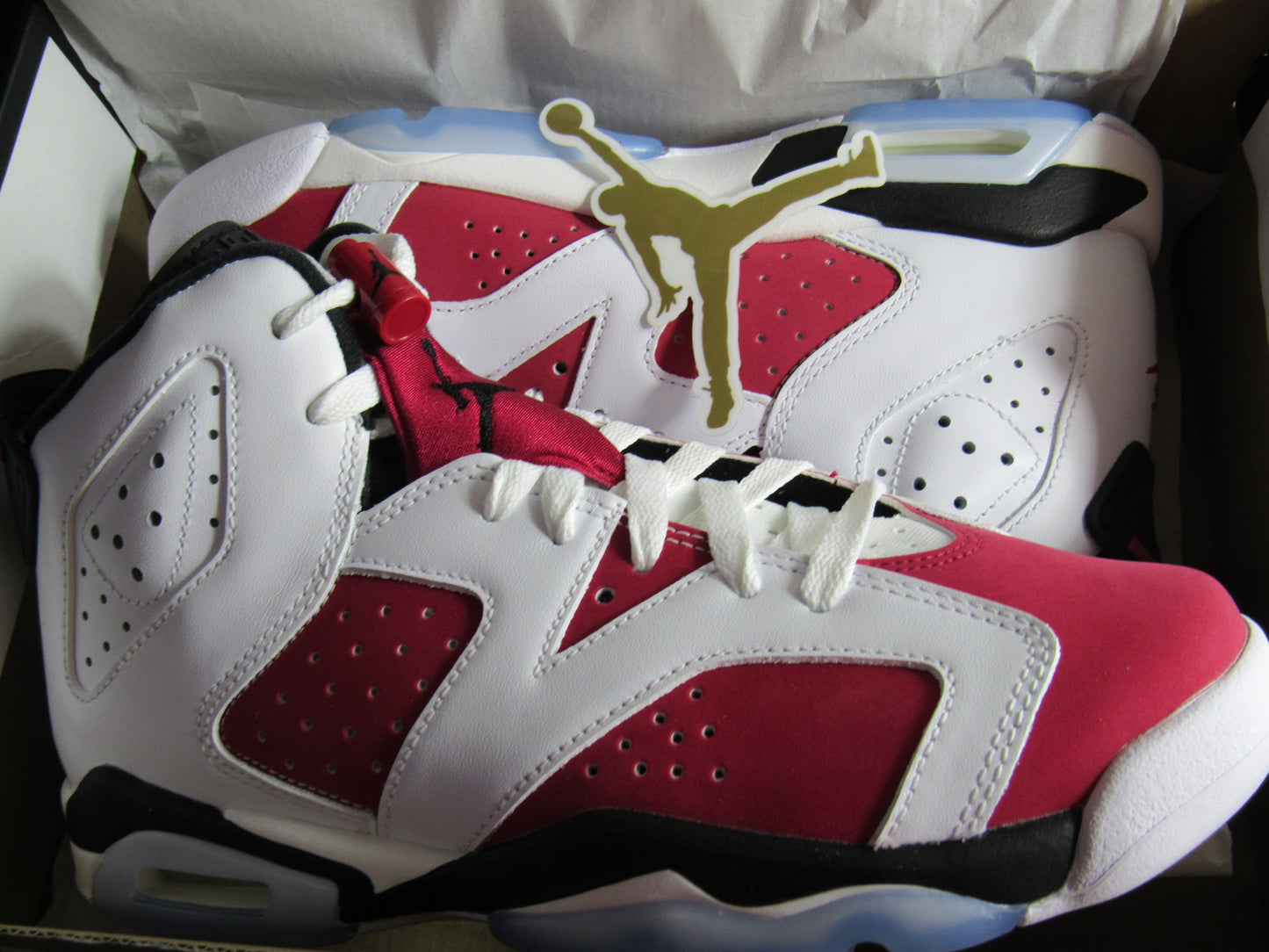 JORDAN 6 CARMINE PS KIDS EN CAJA (21 Y 22 CM)