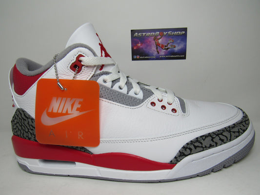 JORDAN 3 FIRE RED 2022 EDITION EN CAJA