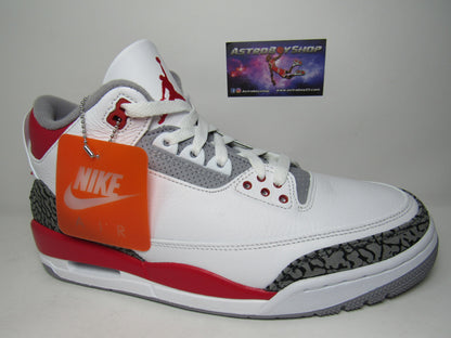 JORDAN 3 FIRE RED 2022 EDITION EN CAJA