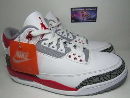 JORDAN 3 FIRE RED 2022 EDITION EN CAJA