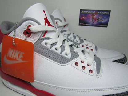 JORDAN 3 FIRE RED 2022 EDITION EN CAJA