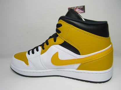 JORDAN 1 MID WHITE GOLD EDITION EN CAJA