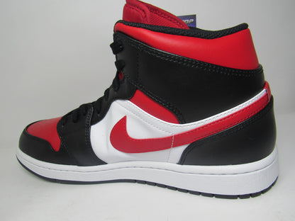 JORDAN 1 MID BRED TOE EN CAJA