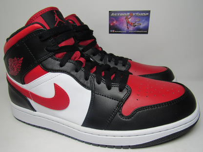 JORDAN 1 MID BRED TOE EN CAJA