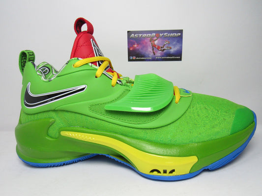 NIKE FREAK 3 GIANNIS X UNO GREEN EDICION ESPECIAL EN CAJA