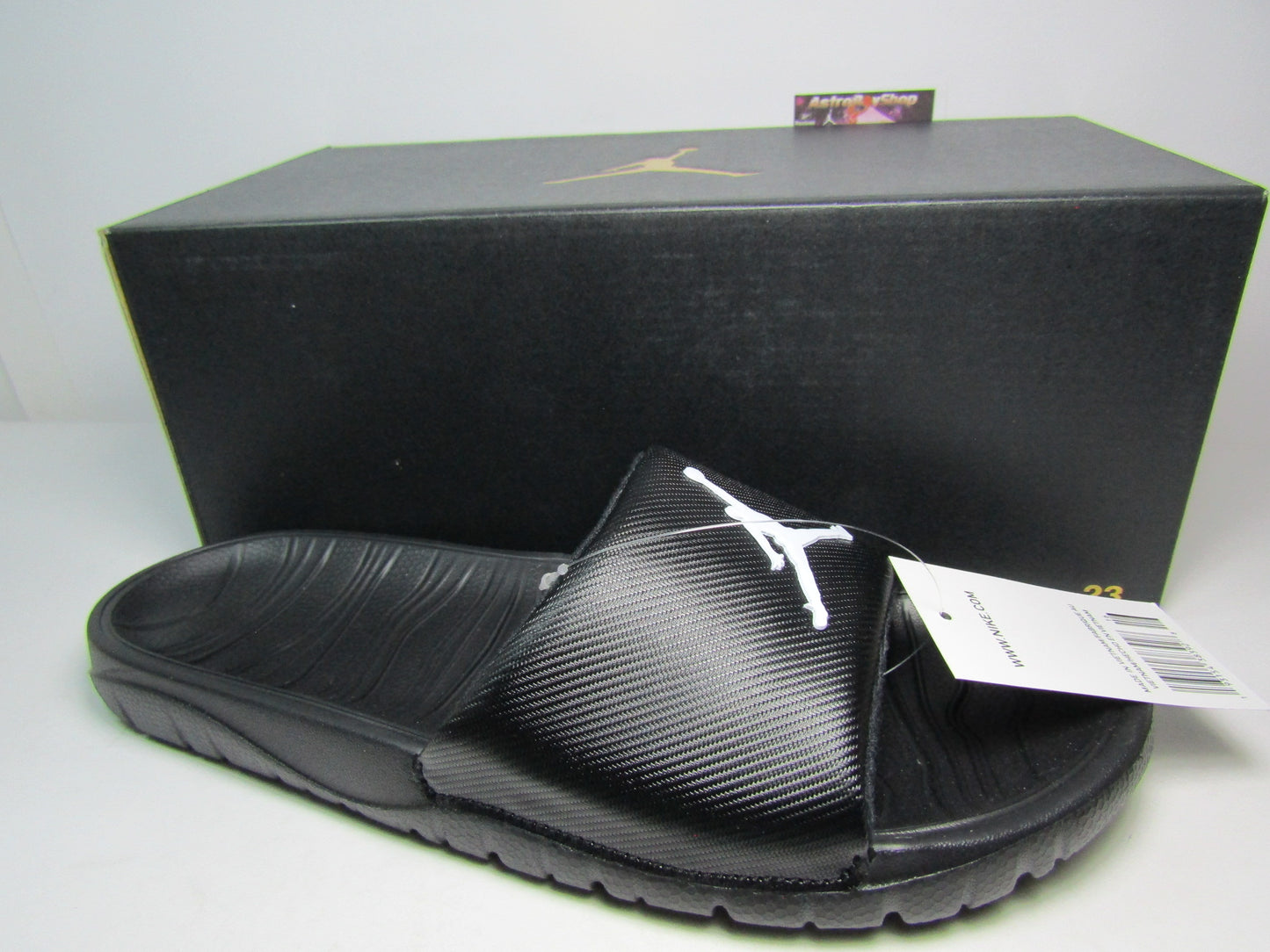 SANDALIAS JORDAN BREAK BLACK EN CAJA