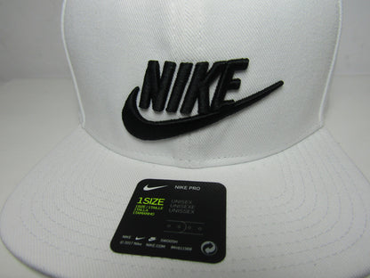 GORRA NIKE PRO FUTURA PLANA WHITE GRN UNITALLA