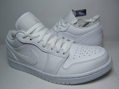 JORDAN 1 LOW TRIPLE WHITE EN CAJA oferta