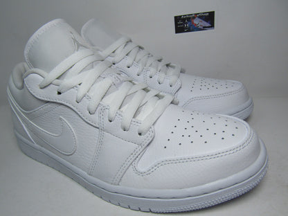JORDAN 1 LOW TRIPLE WHITE EN CAJA oferta