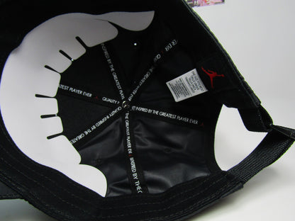 GORRA JORDAN CURVA LEGACY91 ENGINEERED 23 BLACK GOLD UNITALLA