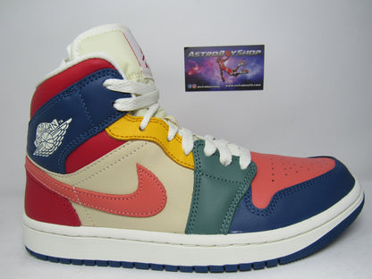 JORDAN 1 MID SE WOMENS MULTICOLOR EN CAJA
