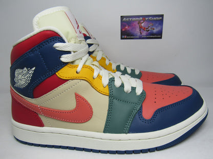 JORDAN 1 MID SE WOMENS MULTICOLOR EN CAJA