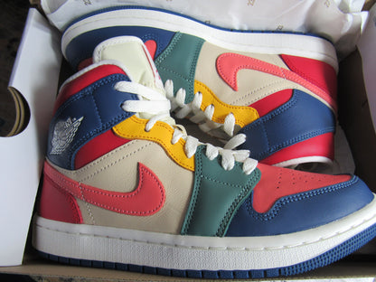 JORDAN 1 MID SE WOMENS MULTICOLOR EN CAJA