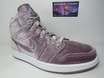 JORDAN 1 MID VELVET PURPLE WOMENS EN CAJA