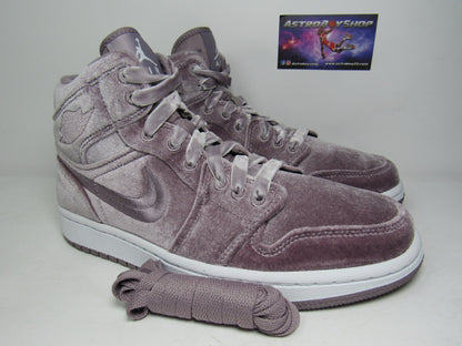 JORDAN 1 MID VELVET PURPLE WOMENS EN CAJA