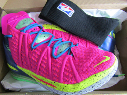 LEBRON 18 "L.A. NIGHT" PINK EN CAJA EDICION LIMITADA
