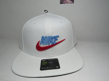 GORRA NIKE PRO FUTURA WHITE BLUE DRI-FIT UNITALLA