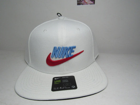 GORRA NIKE PRO FUTURA WHITE BLUE DRI-FIT UNITALLA