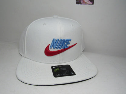 GORRA NIKE PRO FUTURA WHITE BLUE DRI-FIT UNITALLA