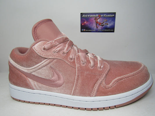 JORDAN 1 LOW "VELVET PINK" EN CAJA CON EXTRA LACES