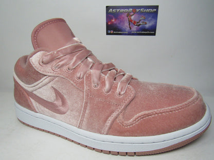 JORDAN 1 LOW "VELVET PINK" EN CAJA CON EXTRA LACES