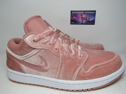 JORDAN 1 LOW "VELVET PINK" EN CAJA CON EXTRA LACES
