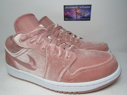 JORDAN 1 LOW "VELVET PINK" EN CAJA CON EXTRA LACES