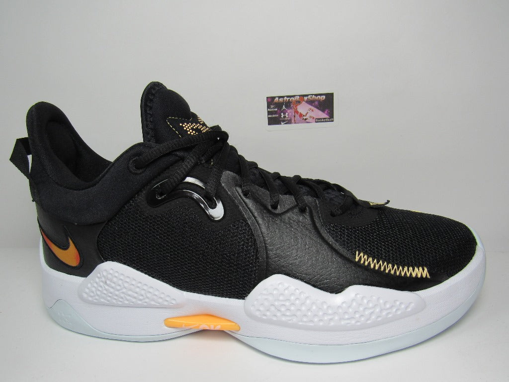 Paul george shoes black best sale and gold