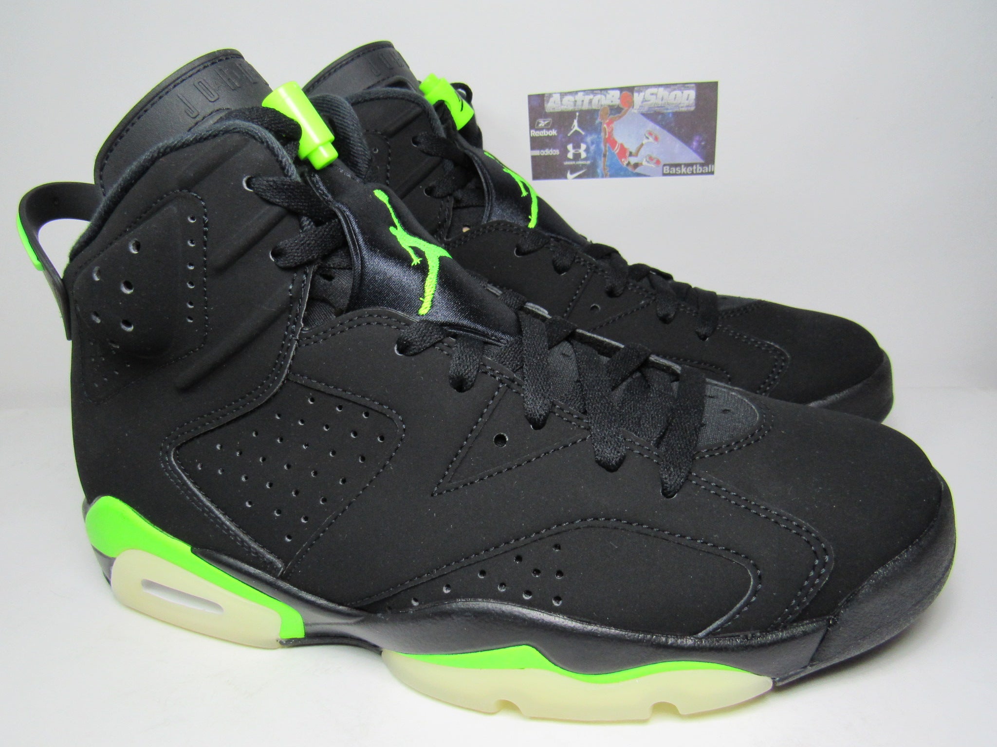 JORDAN 6 ELECTRIC GREEN EDITION EN CAJA ASTROBOYSHOP SNEAKER STORE