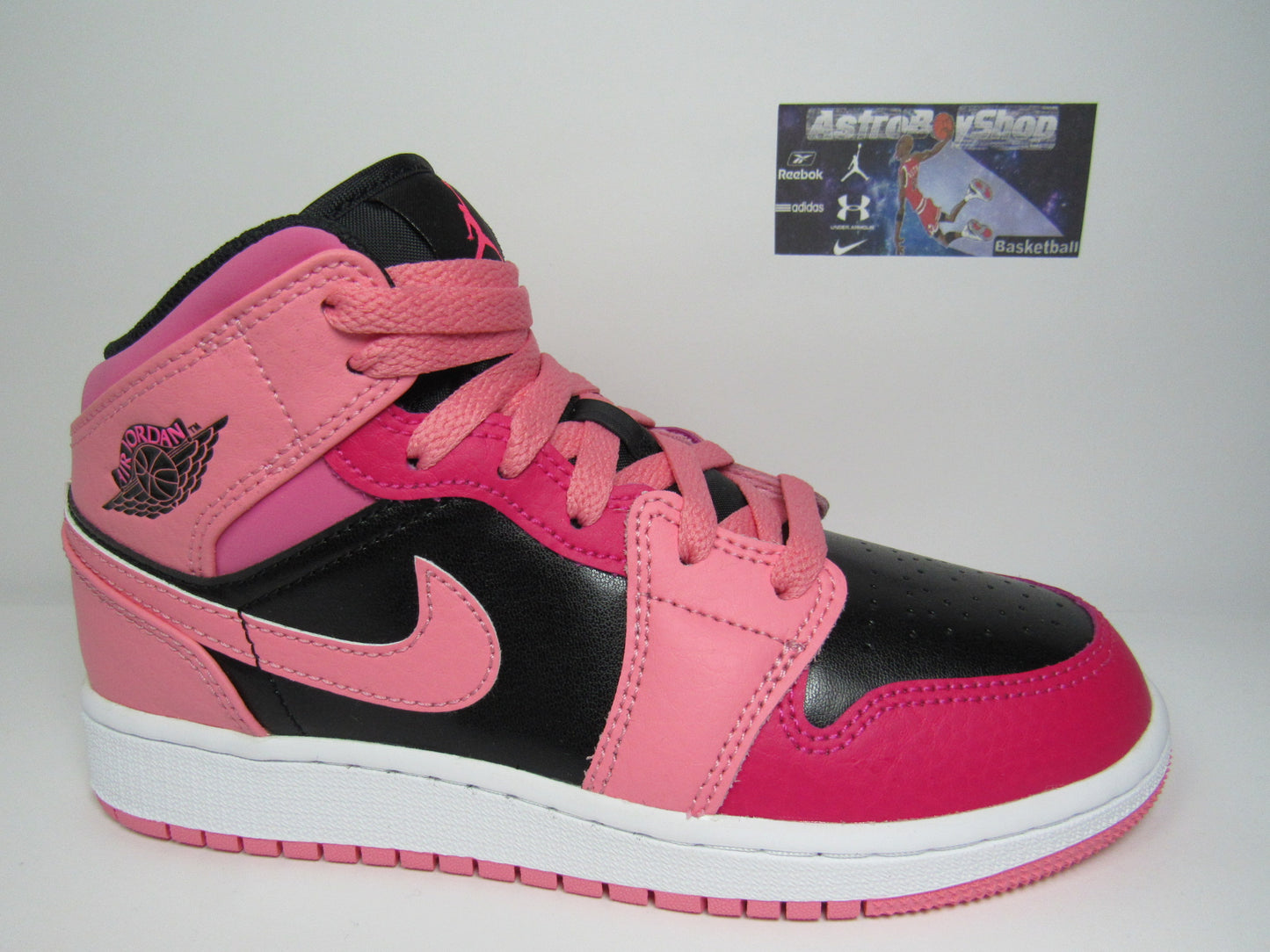 JORDAN 1 MID CORAL PINK EN CAJA