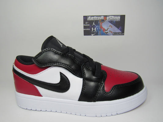 JORDAN 1 LOW ALT PS KIDS BRED TOE EN CAJA