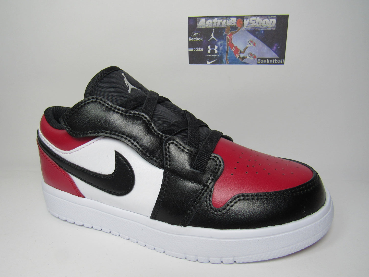 JORDAN 1 LOW ALT PS KIDS BRED TOE EN CAJA