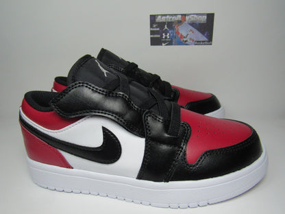 JORDAN 1 LOW ALT PS KIDS BRED TOE EN CAJA