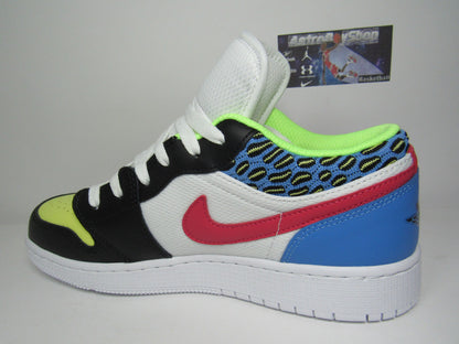 JORDAN 1 LOW FUNKY PATTERNS KIDS GS EN CAJA